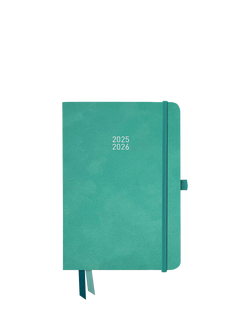BLOX Stationery A5 Mid Year Academic 2025-26 Diary, Sea Green, Sea Green