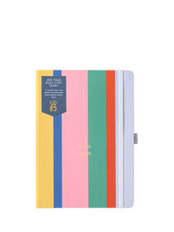 Busy B Stripe Busy Life Dual Schedule 2025-26 Diary, Stripe, Stripe