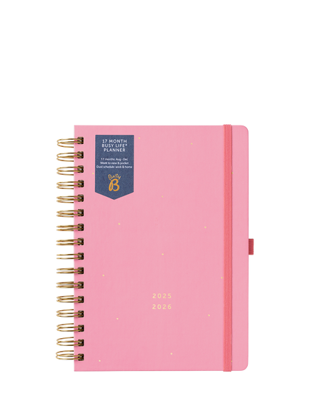 Busy B Spots Busy Life 2025-26 Planner, Pink, Pink