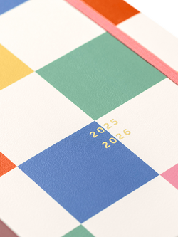 Busy B Squares Day Per Page Mid Year Academic 2025-26 Diary, Multi - view 2, Multi