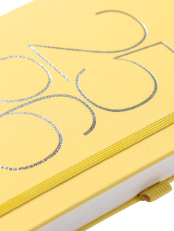 Busy B Duel Schedule Day Per Page Mid Year Academic 2025-26 Diary, Yellow - view 2, Yellow