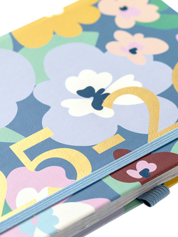 Busy B A5 To Do Mid Year Academic 2025-26 Diary, Floral - view 2, Floral