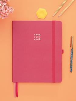 MUM's Office Big Family Mid Year Academic 2025-26 Planner, Pink - view 2, Pink