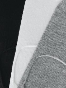 John Lewis Invisible Liner Socks, Pack of 3, Multi - view 2, Multi