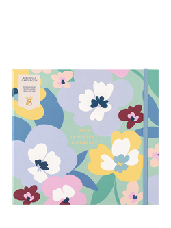 Busy B Floral Birthday Card Book, Floral, Floral