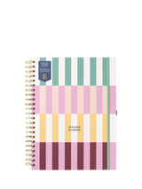 Busy B Stripe Teacher Planner, Stripe