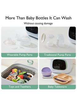 Momcozy KleanPal Pro Baby Bottle Washer, White - view 2, White