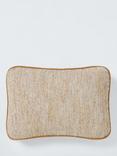 John Lewis Textured Squoval Boxed Cushion, Natural