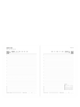 Letts A6 Dazzle Day Per Page Mid Year Academic 2025-26 Diary