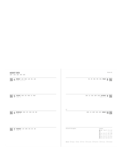 Letts A5 Dazzle Week To View Mid Year Academic 2025-26 Diary - view 2, 