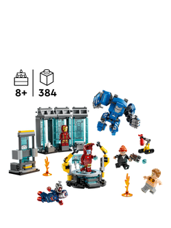 LEGO Marvel Iron Man’s Laboratory: Hall of Armour Set 76315 - view 2, Multi
