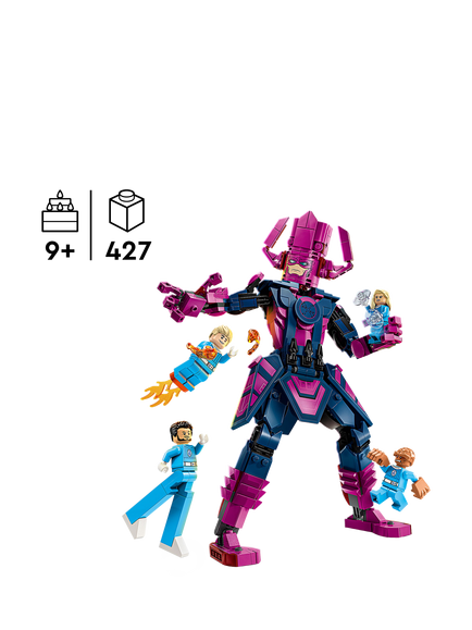 LEGO Marvel 76316 Fantastic Four vs. Galactus Construction Figure - view 2, Multi