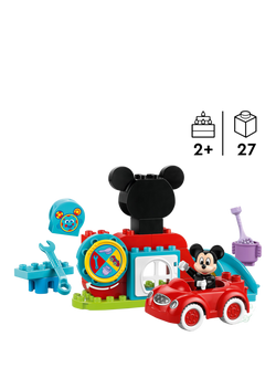 LEGO DUPLO | Disney Mickey Mouse Clubhouse & Car Set 10454 - view 2, Multi