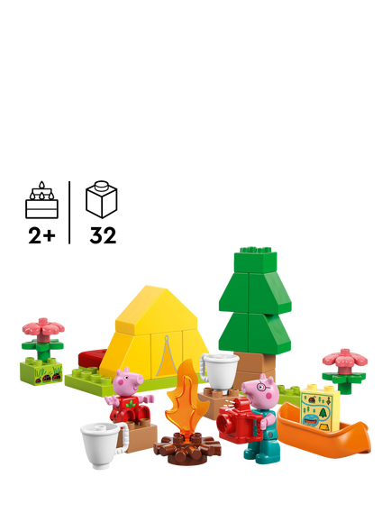 LEGO DUPLO 10542 Peppa Pig Camping Trip - view 2, Multi