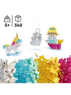 LEGO Classic 11040 Magical Transparent Box Colourful Building Bricks Toy - view 2, Multi