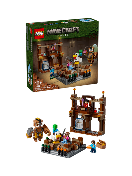LEGO Minecraft Woodland Mansion Fighting Ring Toy Set 21272, Multi