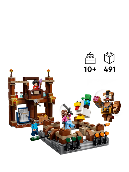 LEGO Minecraft Woodland Mansion Fighting Ring Toy Set 21272 - view 2, Multi