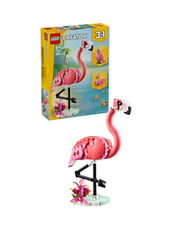 LEGO Creator 3in1 Wild Animals: Pink Flamingo Set 31170, Multi