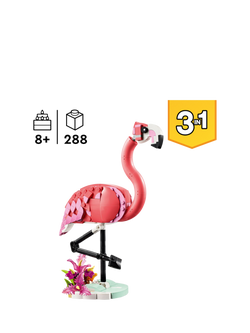 LEGO Creator 3in1 Wild Animals: Pink Flamingo Set 31170 - view 2, Multi