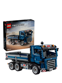 LEGO Technic Tipping Dump Truck Construction Toy Set 42203, Multi