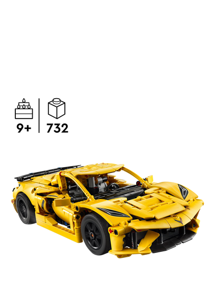 LEGO Technic Chevrolet Corvette Stingray Car Toy Set 42205 - view 2, Multi