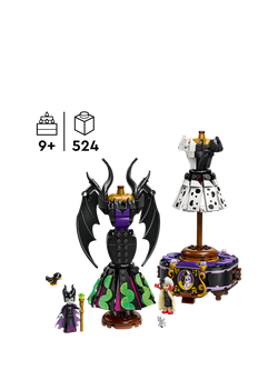 LEGO Disney 43262 Disney Villains Maleficent's and Cruella De Vil's Dresses Building Kit - view 2, Multi