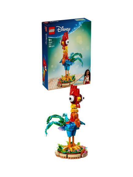 LEGO ǀ Disney Moana 2 Heihei Buildable Animal Toy 43272, Multi