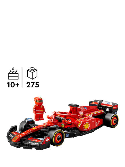 LEGO Speed Champions Ferrari SF-24 F1 Race Car Toy 77242 - view 2, Multi