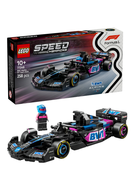 LEGO Speed Champions BWT Alpine F1 Team A524 Race Car 77248, Multi
