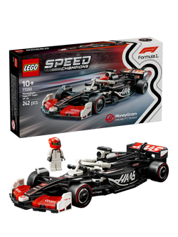 LEGO Speed Champions 77250 MoneyGram Haas F1 Team VF-24 Race Car, Multi
