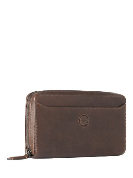 OSPREY LONDON Compass Travel Wallet, Tan - view 2, Tan