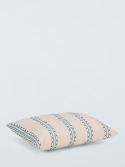 Morris & Co. Holland Park Stripe Indoor/Outdoor Cushion, Blue - view 2, Slate