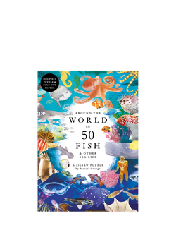 Laurence King Publishing Around the World in 50 Fish Jigsaw Puzzle, 1000 Pieces, Multi