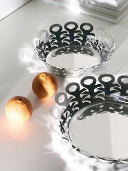 Alessi Vimini Large Stainless Steel Basket - view 2, 