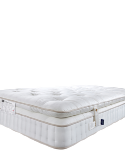 John Lewis British Natural Collection Yorkshire Wool 5000 Mattress Enhancer - view 2, White