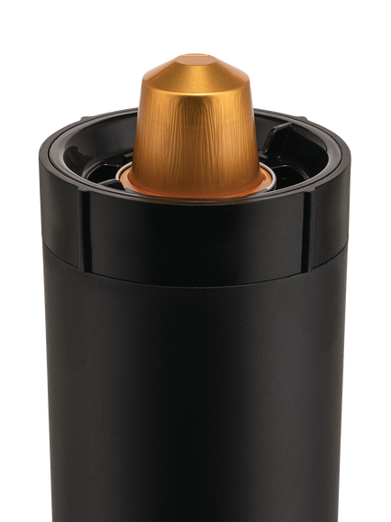 Alessi Plissé Coffee Capsule Crusher, Black - view 2, 