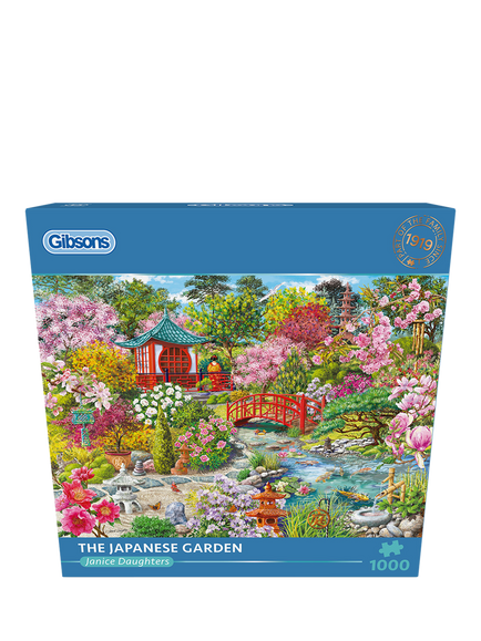 Gibsons Cherry Blossoms Jigsaw Puzzle, 1000 Pieces - view 2, Multi Multi
