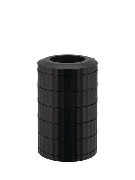 Alessi Plissé Coffee Capsule Holder, Black, 