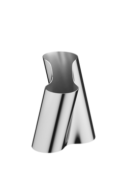 Georg Jensen Lituus Stainless Steel Vase, H20cm, 