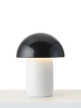 John Lewis x John Cooper Mushroom Table Lamp, Black/White
