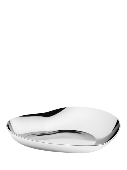 Georg Jensen Heart Stainless Steel Tray, Silver
