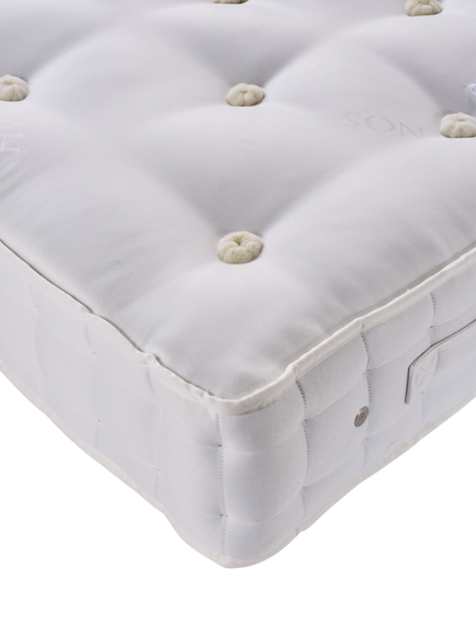 Hypnos Luxury Ortho Support No. 1 Pocket Spring Mattress, Extra Firm Tension, Small Double - view 2, White