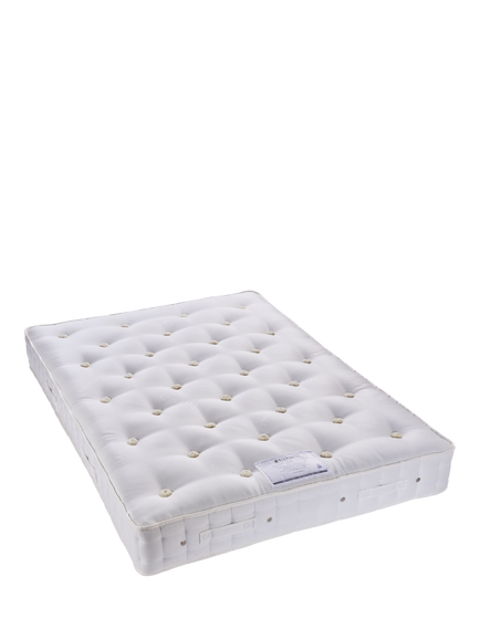 Hypnos Luxury Ortho Support No. 1 Pocket Spring Mattress, Extra Firm Tension, Double, White