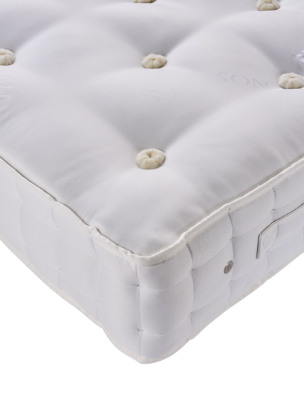 Hypnos Luxury Ortho Support No. 1 Pocket Spring Mattress, Extra Firm Tension, King Size - view 2, White