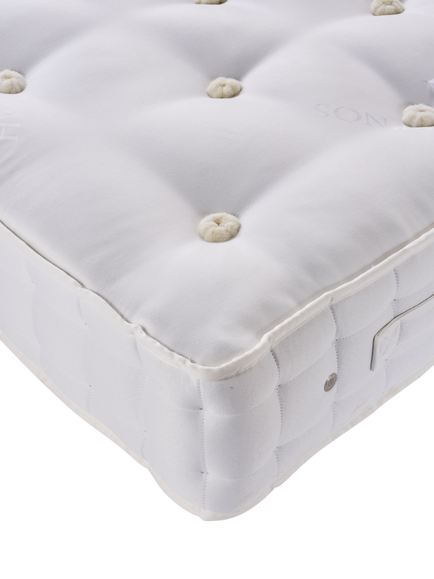 Hypnos Luxury Ortho Support No. 2 Pocket Spring Mattress, Firm Tension, Small Double - view 2, White