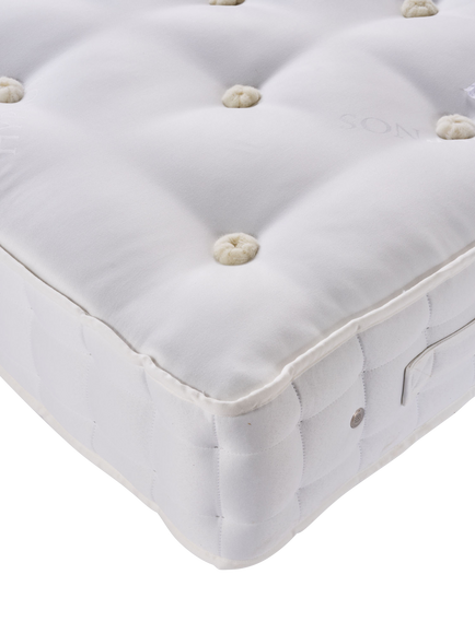 Hypnos Luxury Ortho Support No. 2 Pocket Spring Zip Link Mattress, Firm Tension, Super King Size, White