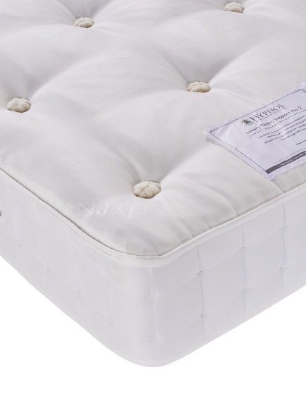 Hypnos Luxury Ortho Support No. 2 Pocket Spring Mattress, Firm Tension, Single - view 2, White