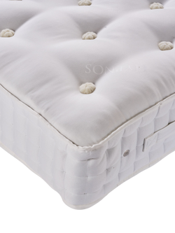 Hypnos Luxury Ortho Support No. 3 Pocket Spring Zip Link Mattress, Medium/Firm Tension, King Size, White