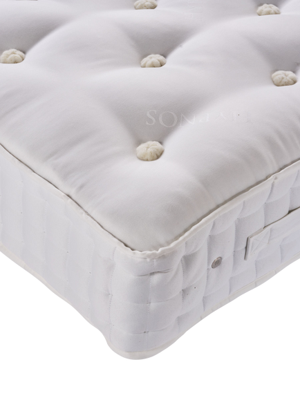 Hypnos Luxury Ortho Support No. 3 Pocket Spring Zip Link Mattress, Medium/Firm Tension, Super King Size, White