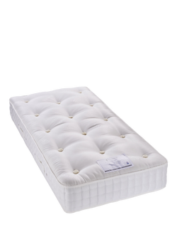 Hypnos Luxury Ortho Support No. 3 Pocket Spring Mattress, Medium/Firm Tension, Single, White